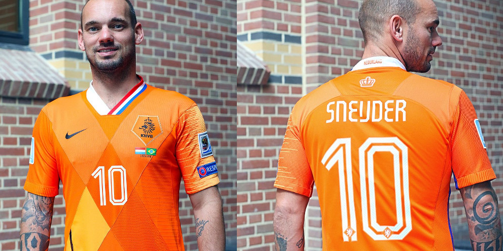 Jersey Istimewa De Oranje Edisi Meener Sneijder dari Nike